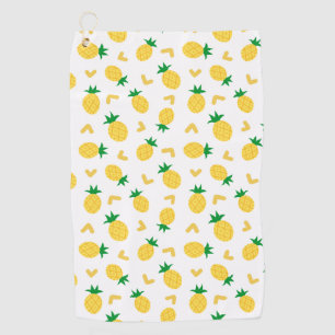 Serviette De Golf Motif d'ananas mou et drôle