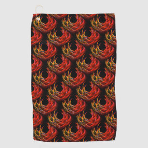 Serviette De Golf Motif d'art abstrait bohème moderne élégant mignon
