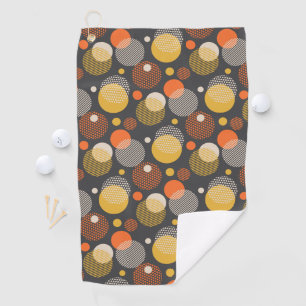 Serviette De Golf Motif de rayure de point de polka