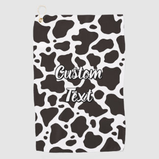 Serviette De Golf Motif de vache