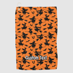 Serviette De Golf Motif des sorcières volantes