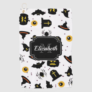 Serviette De Golf Motif d'Halloween