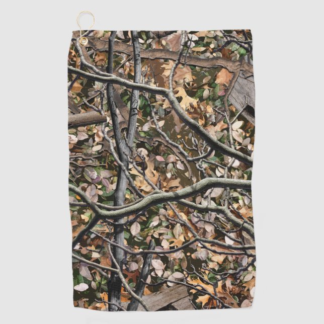 Serviette De Golf Motif du camouflage de chasse 9 (Devant)