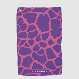 Serviette De Golf Motif Giraffe