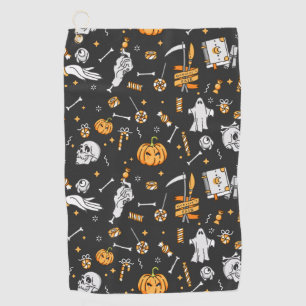 Serviette De Golf Motif Halloween 2