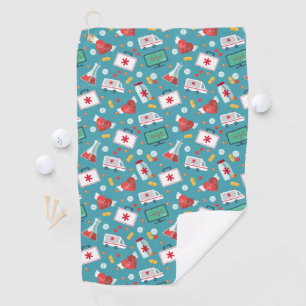 Serviette De Golf Motif Médicale d'icône