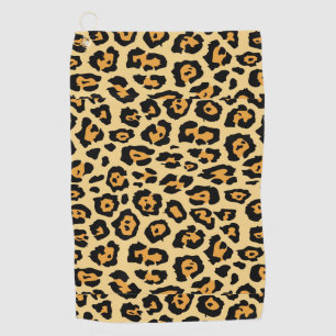 Serviette De Golf Motif Poster de animal Leopard-25560