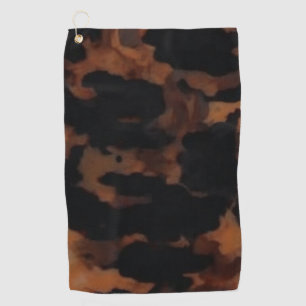 Serviette De Golf Motif sans couture en écaille de tortue, écaille d