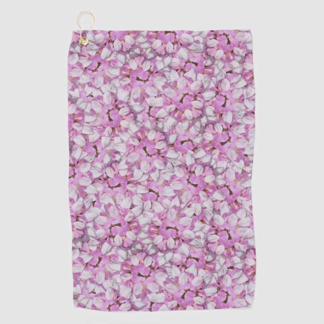 Serviette De Golf Motif sans fil Crown Vetch (Devant)