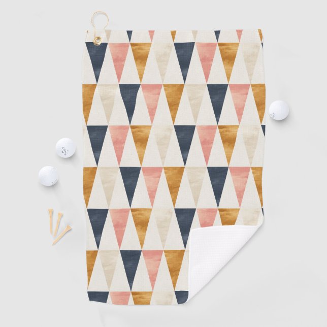 Serviette De Golf Motif scandinave de drapeau de marine (En situation)