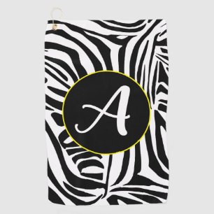 Serviette De Golf Motif Zèbre