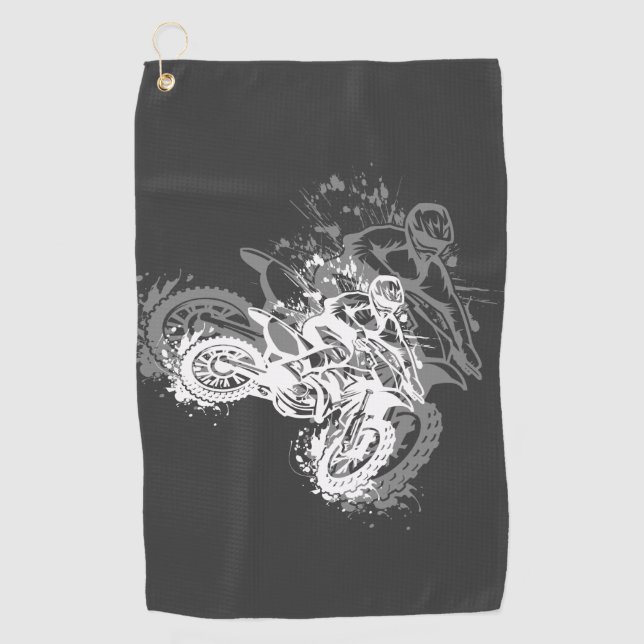 Serviette De Golf motocross (Devant)
