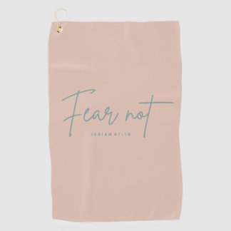Serviette De Golf "Ne crains pas." Ésaïe 41:10