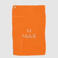 néon orange - ajouter monogramme et nom