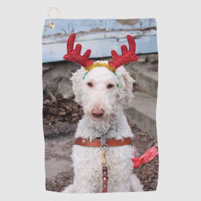 Serviette De Golf Noël Ollie (Devant)