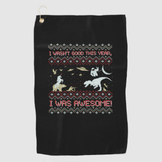Serviette De Golf Noël T-Rex