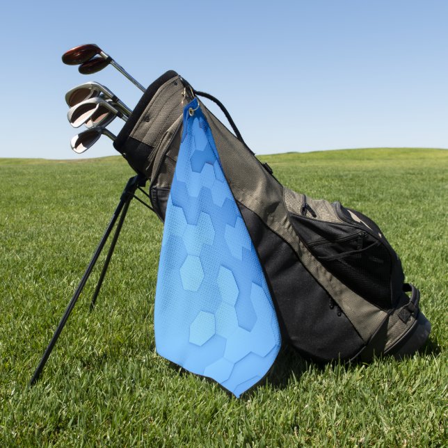 Serviette de golf - Noir&Blanc (Vert)