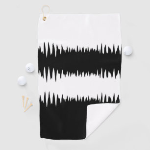 Serviette De Golf Noir et blanc cool