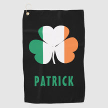 Nom personnalisé Celtic Irlande Shamrock Drapeau i