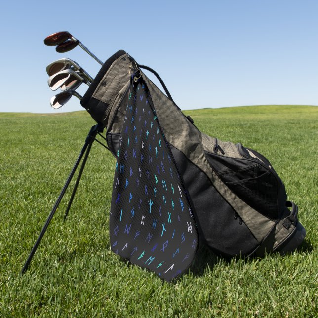 Serviette De Golf Norse At Night Golf Towel (Vert)