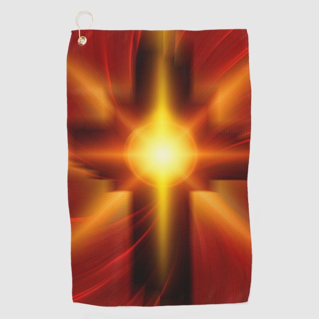 Serviette De Golf Notre Seigneur et Sauveur, Jésus-Christ (Devant)
