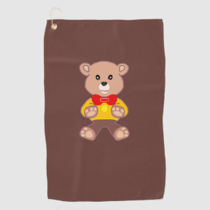 Serviette De Golf Nounours en peluche