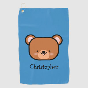 Serviette De Golf Nounours ours en peluche personnalisé