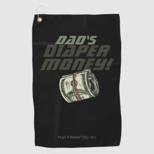Serviette De Golf Nouveau Papa Fête des Pères Jeu d'argent Caisse Co