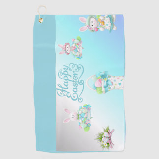 Serviette De Golf Oeufs de Pâques Pastel et Mug de lapin