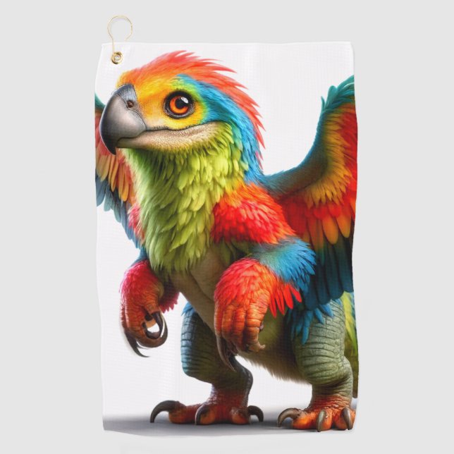 Serviette De Golf Oiseaux (Devant)
