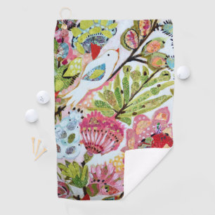 Serviette De Golf Oiseaux en papier II