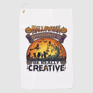 Serviette De Golf Opportunité d'Halloween Soyez vraiment créatif Sor