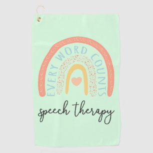 Serviette De Golf Orthophonie II - Chaque Mot Compte