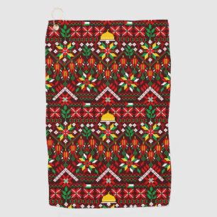 Serviette De Golf Palestine Tatreez Broderie traditionnelle