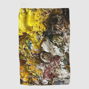 Serviette De Golf Palette de l'artiste #1
