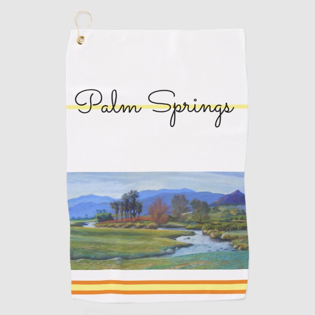 Serviette De Golf Palm Springs (Devant)