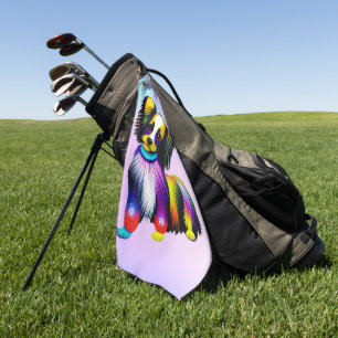 Serviette De Golf Papillion Pop Art Pastel