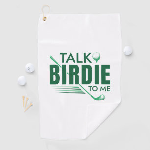 Serviette De Golf Parle Birdie à moi
