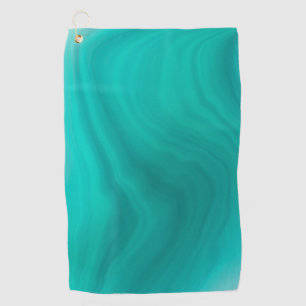 Serviette De Golf Pastel Light Turquoise Abstrait 