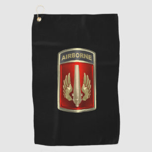 Serviette De Golf Patch aéroporté de la 18e brigade d'artillerie d