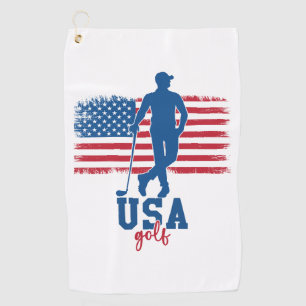 Serviette De Golf Patriotic Golf USA