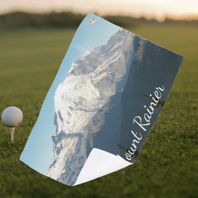 Serviette De Golf Paysage du Mont Rainier (In Situ Golf)