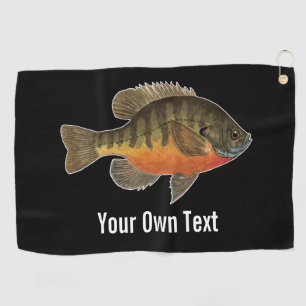 Serviette De Golf Pêcheuse de l'espèce Bluegill Bream