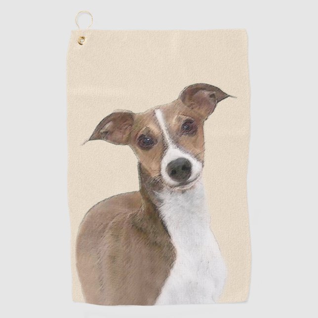Serviette De Golf Peinture grecque italienne - Belle peinture origin (Devant)