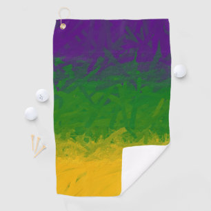 Serviette De Golf Peinture Mardi Gras
