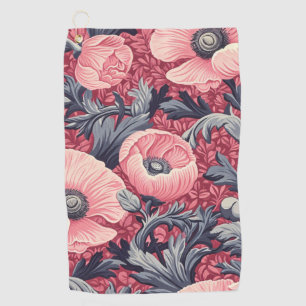 Serviette De Golf Pépites roses vintages florales