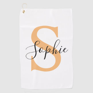 Serviette De Golf Personnalisé Votre Nom, Nom Personnalisé, Cadeau d