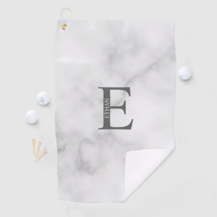Serviette de golf personnalisée avec monogramme et