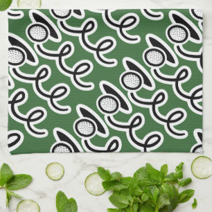 Serviette de golf personnalisée avec motif de gol