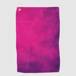 Serviette de golf personnalisée Neon Pink